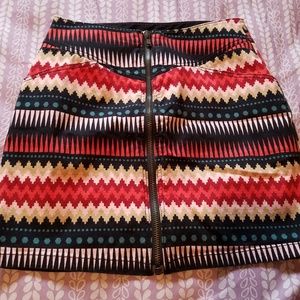 H&M tribal skirt